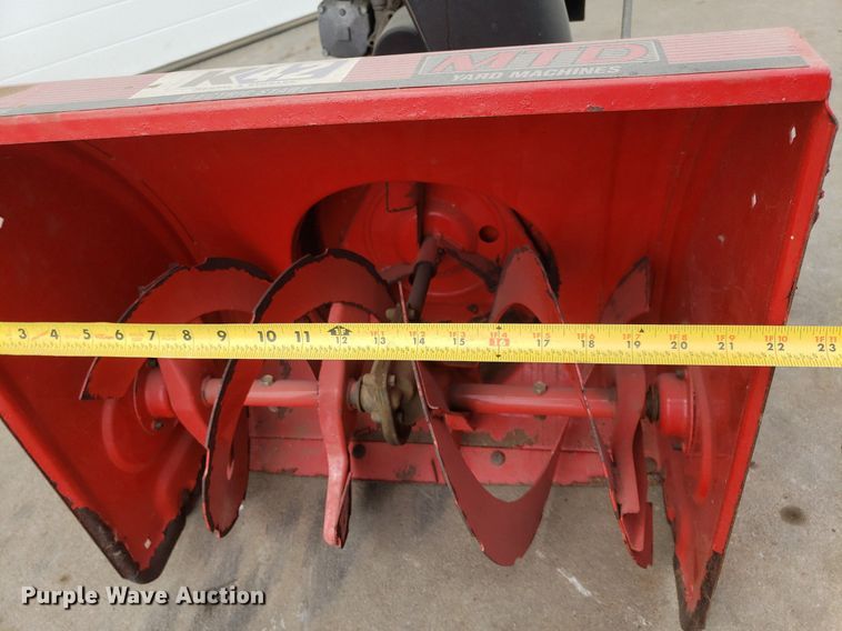 image for item OB9700 MTD  snow blower