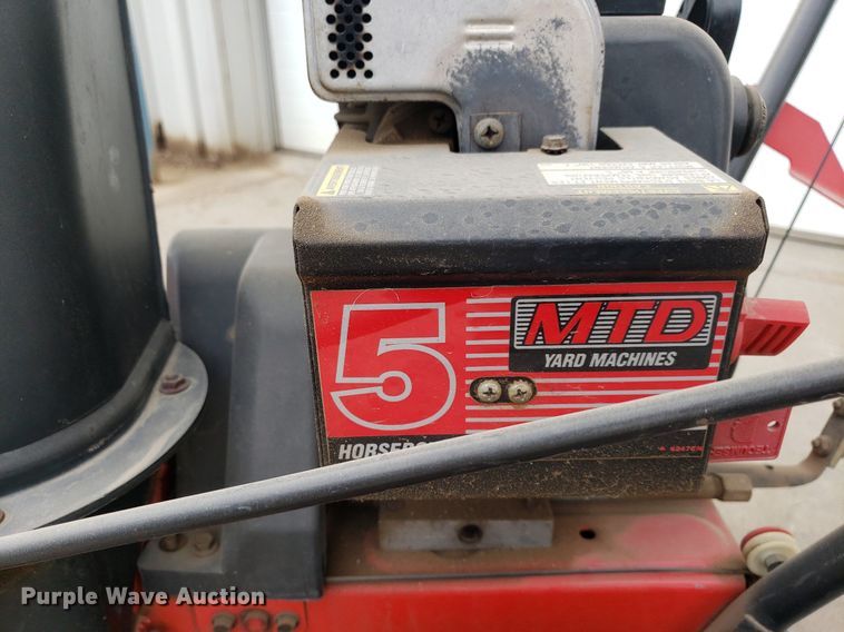 image for item OB9700 MTD  snow blower