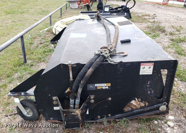 image for item OB9704 John Deere Worksite Pro BP84  skid steer broom