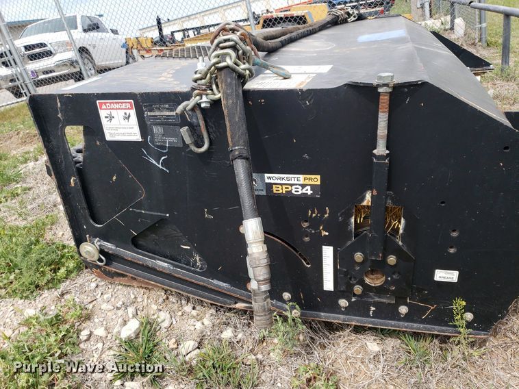 image for item OB9704 John Deere Worksite Pro BP84  skid steer broom