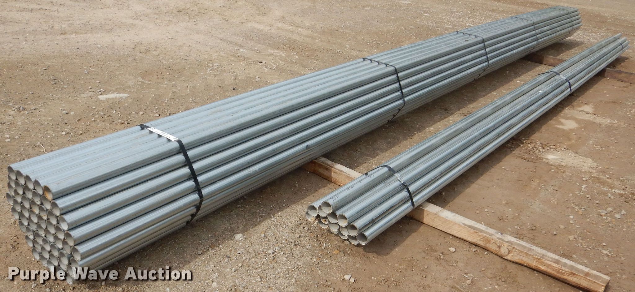 (67) galvanized pipes in Hoyt, KS Item IB9970 sold Purple Wave