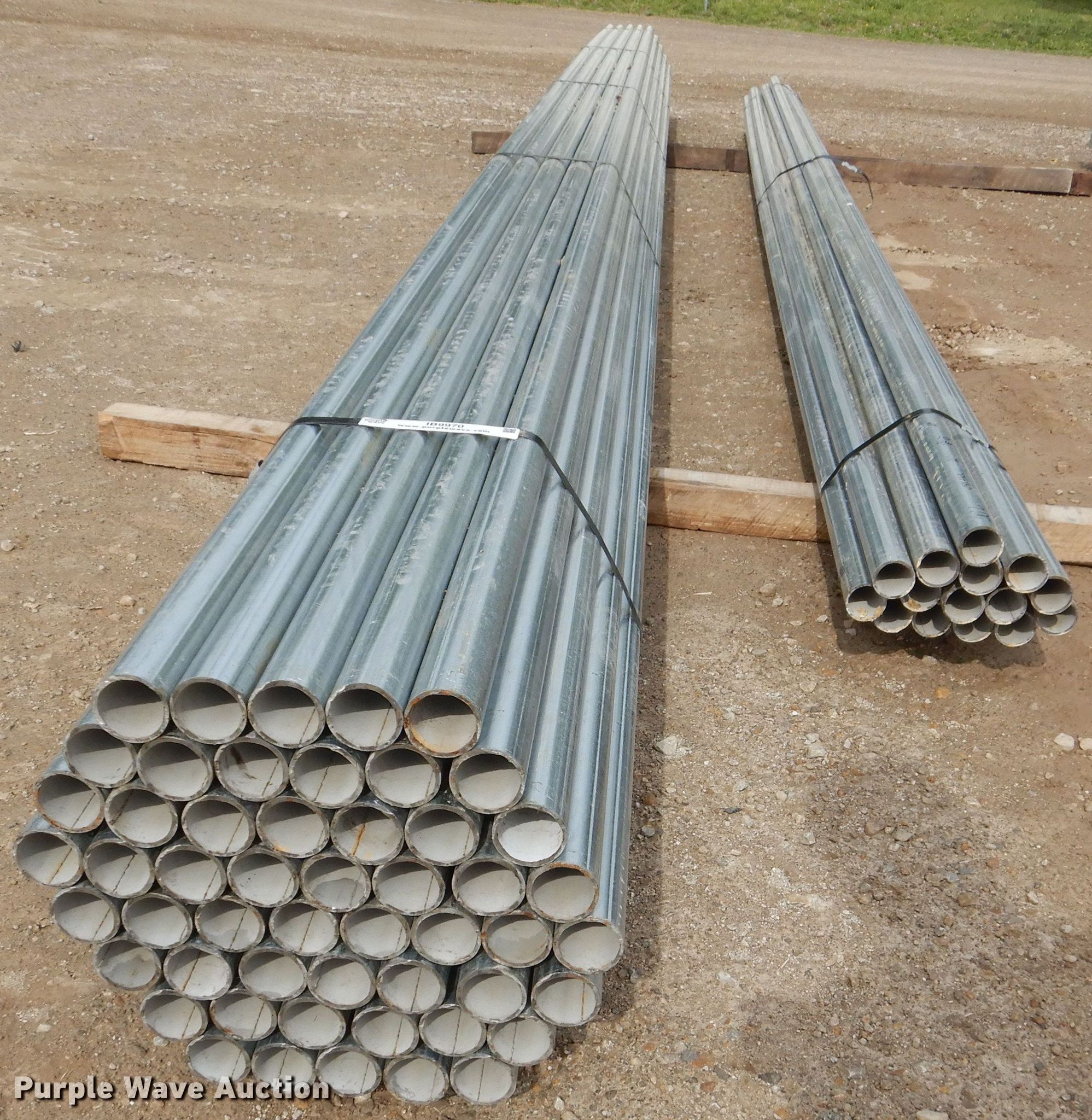 (67) galvanized pipes in Hoyt, KS Item IB9970 sold Purple Wave