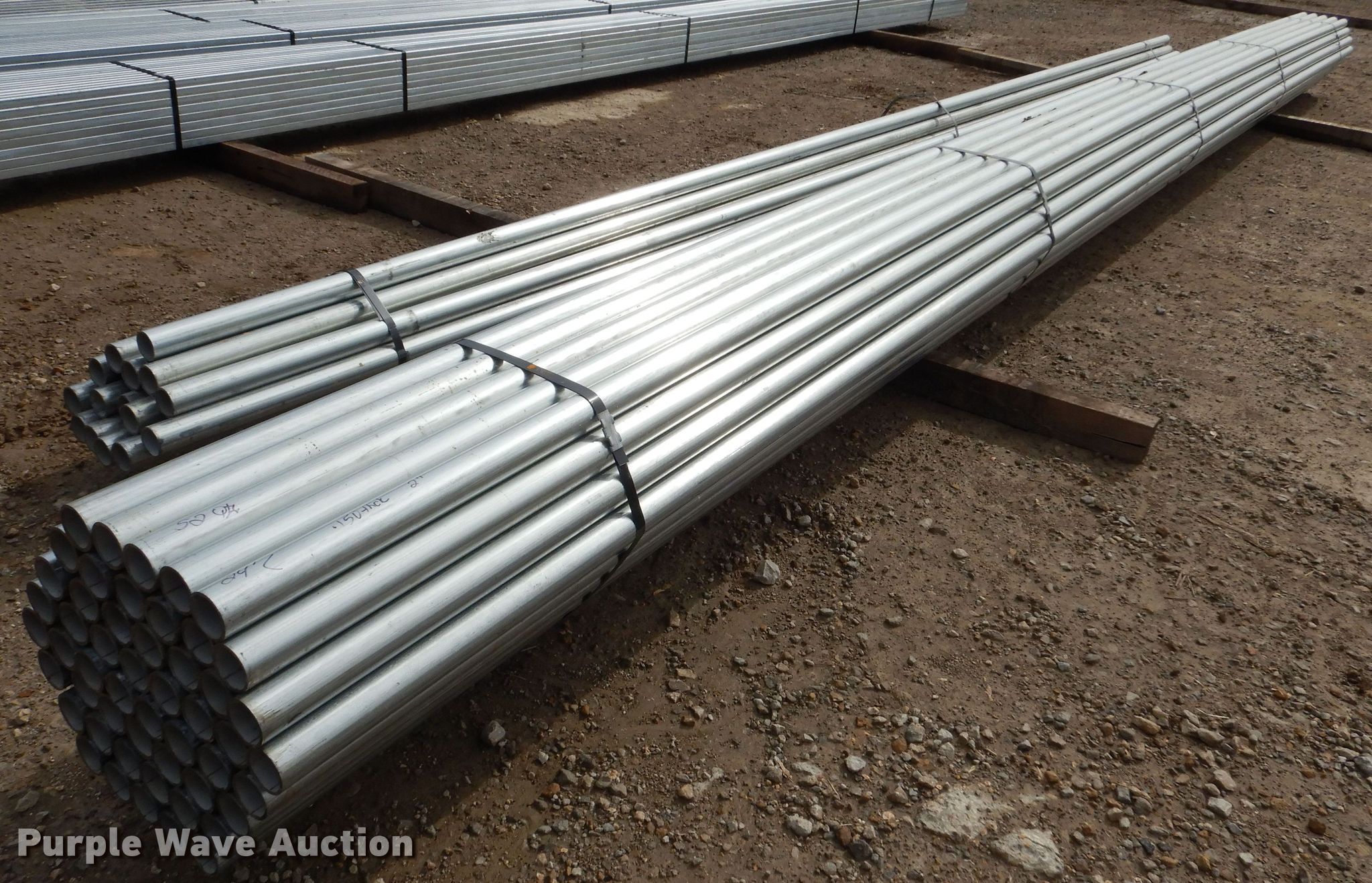 (67) galvanized pipes in Hoyt, KS Item IB9970 sold Purple Wave