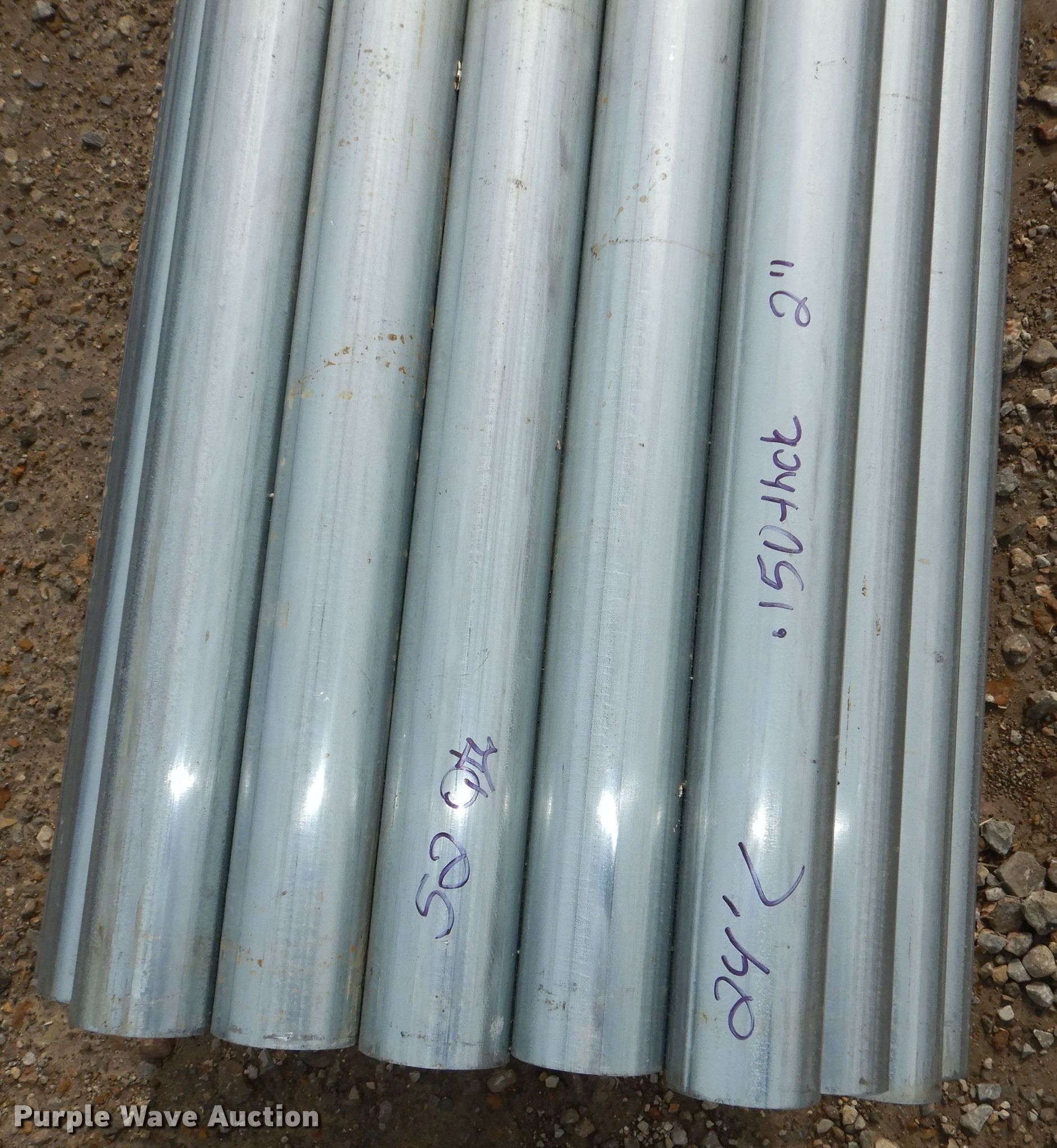 (67) galvanized pipes in Hoyt, KS Item IB9970 sold Purple Wave