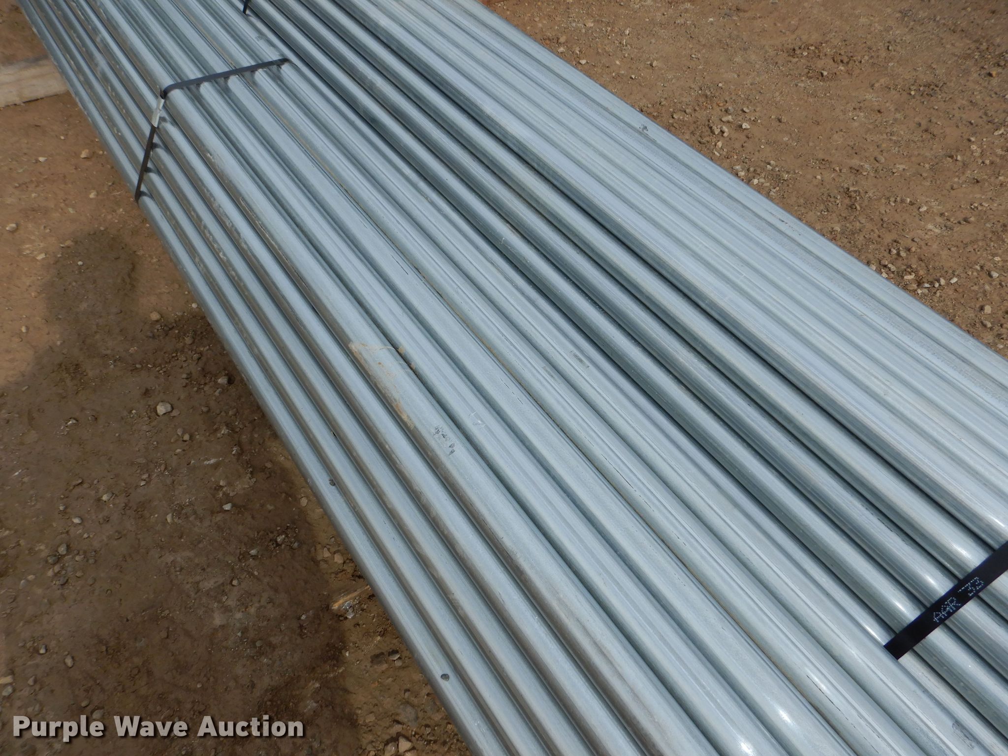 (122) galvanized pipes in Hoyt, KS Item IB9971 for sale Purple Wave