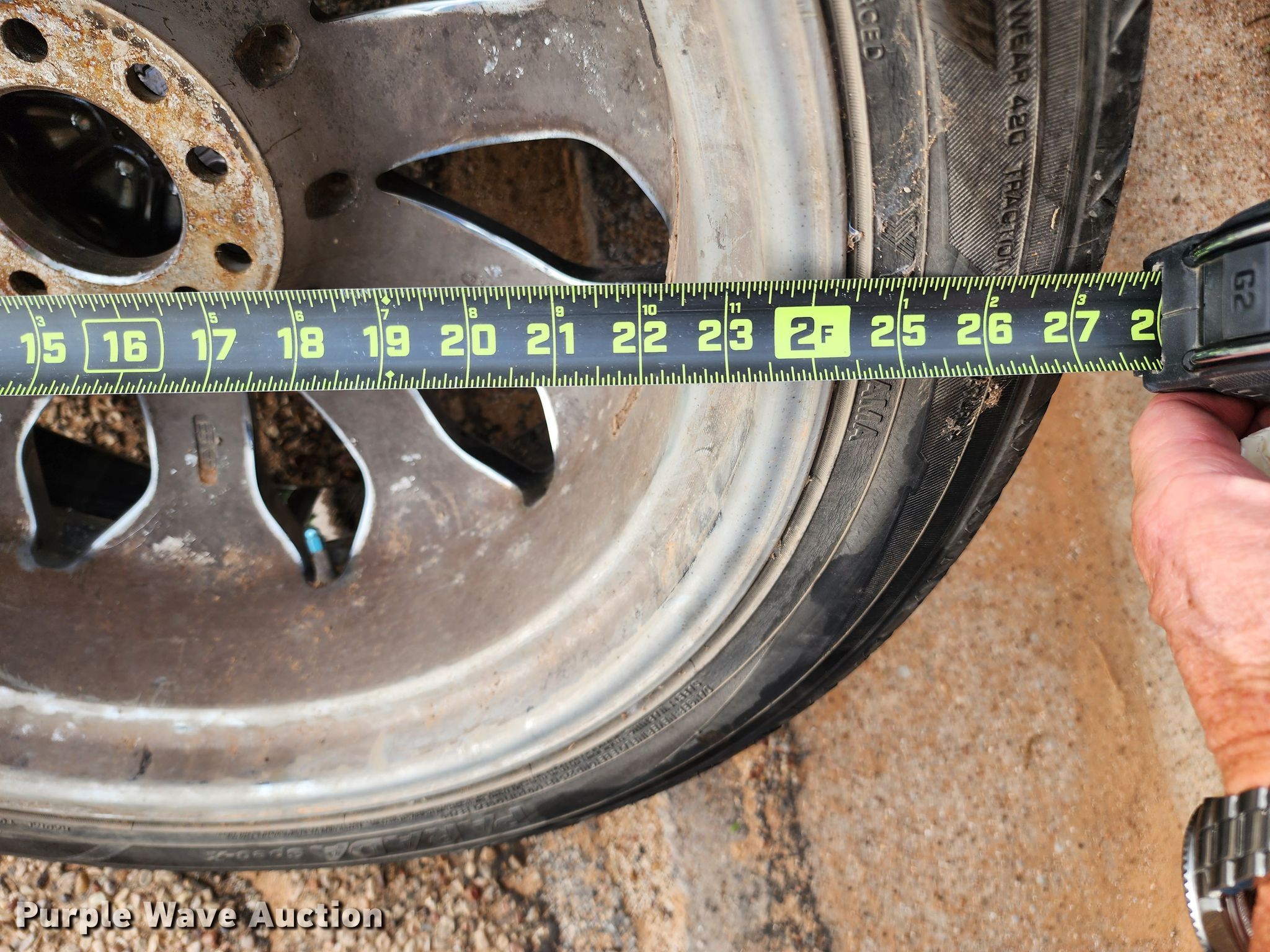 (4) 305/40R23 tires and wheels in Abilene, TX Item KC9671 sold