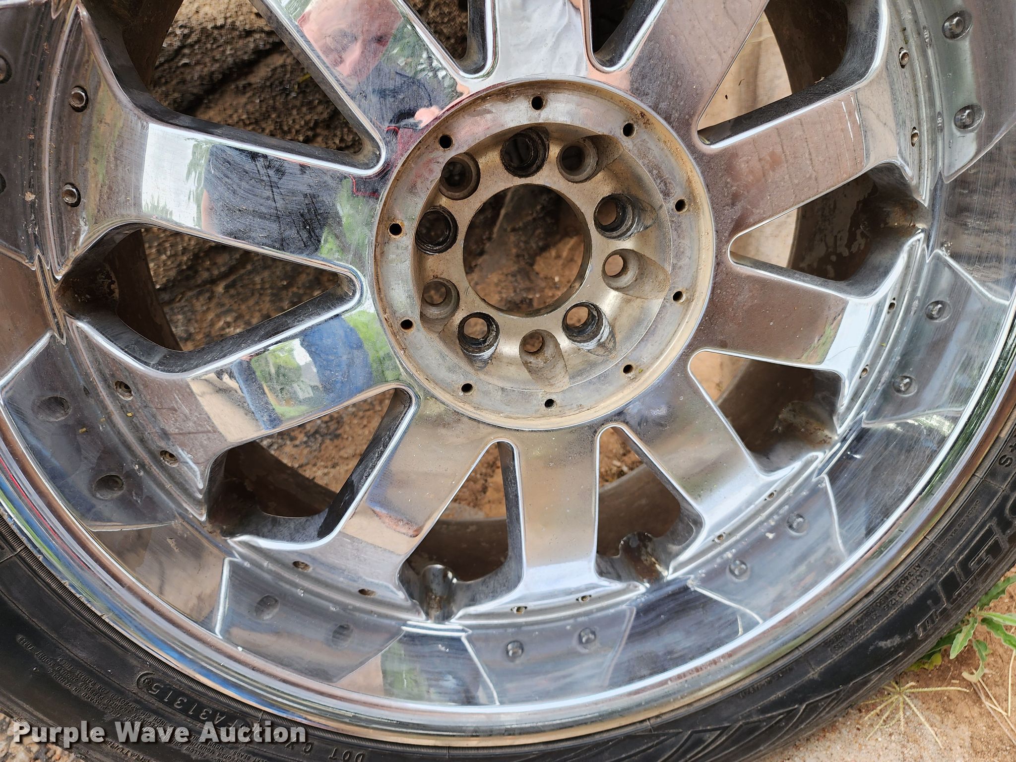 (4) 305/40R23 tires and wheels in Abilene, TX Item KC9671 sold