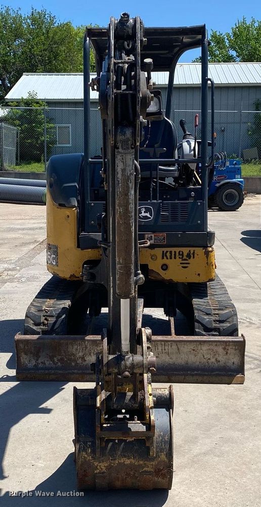 image for item DL7193 2017 John Deere 26G  mini excavator