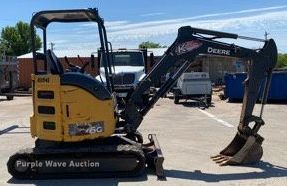 image for item DL7193 2017 John Deere 26G  mini excavator