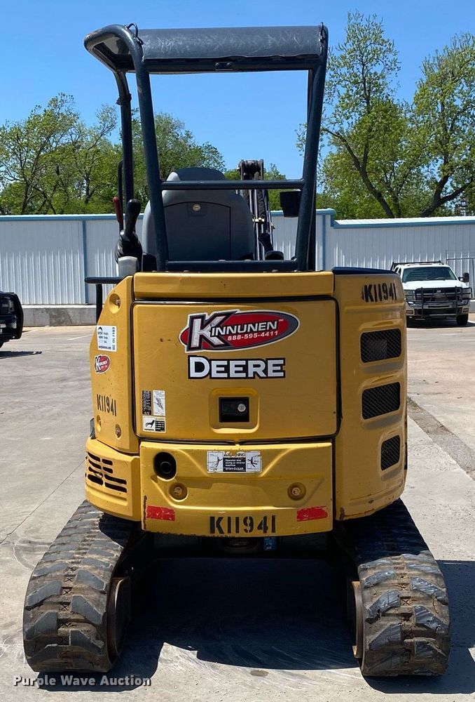 image for item DL7193 2017 John Deere 26G  mini excavator