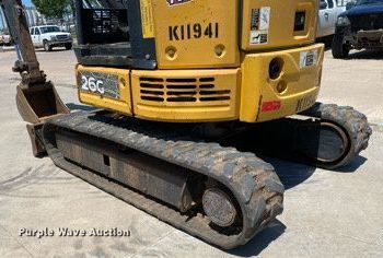 image for item DL7193 2017 John Deere 26G  mini excavator