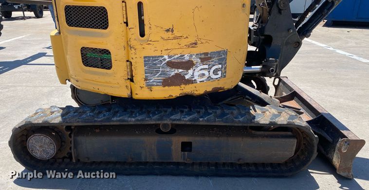 image for item DL7193 2017 John Deere 26G  mini excavator