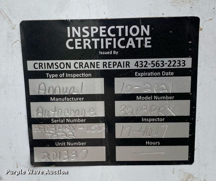 image for item DL7228 2012 Ford F350 Super Duty  SuperCab utility bed pickup truck