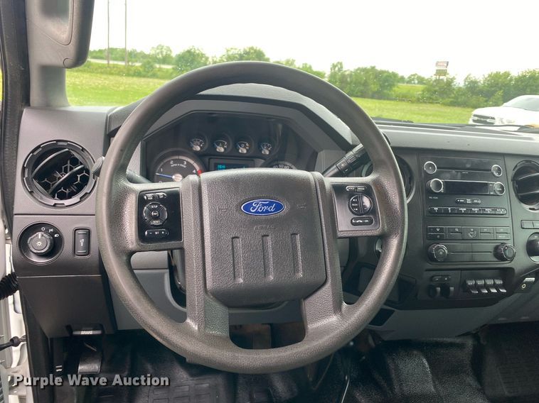 image for item DL7228 2012 Ford F350 Super Duty  SuperCab utility bed pickup truck