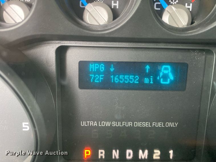 image for item DL7228 2012 Ford F350 Super Duty  SuperCab utility bed pickup truck