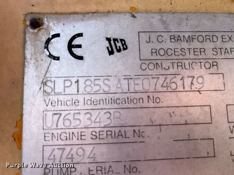 image for item DP0475 1996 JCB 185 skid steer loader