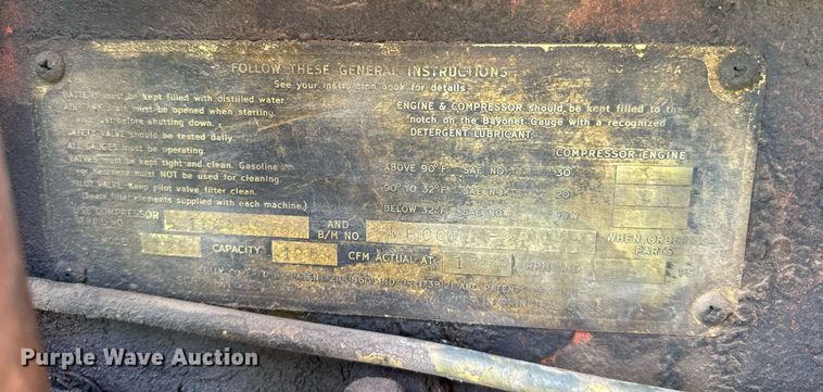 image for item DP3079 Schramm COUH  air compressor