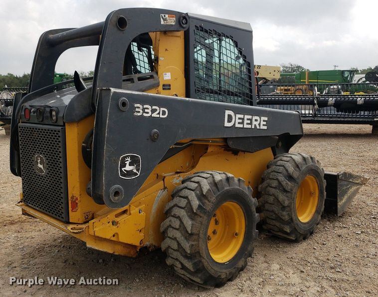 image for item DP7876 2012 John Deere 332D  skid steer loader