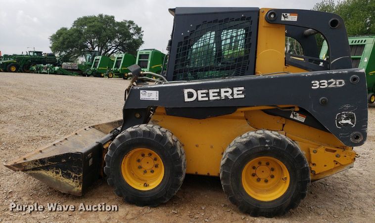image for item DP7876 2012 John Deere 332D  skid steer loader