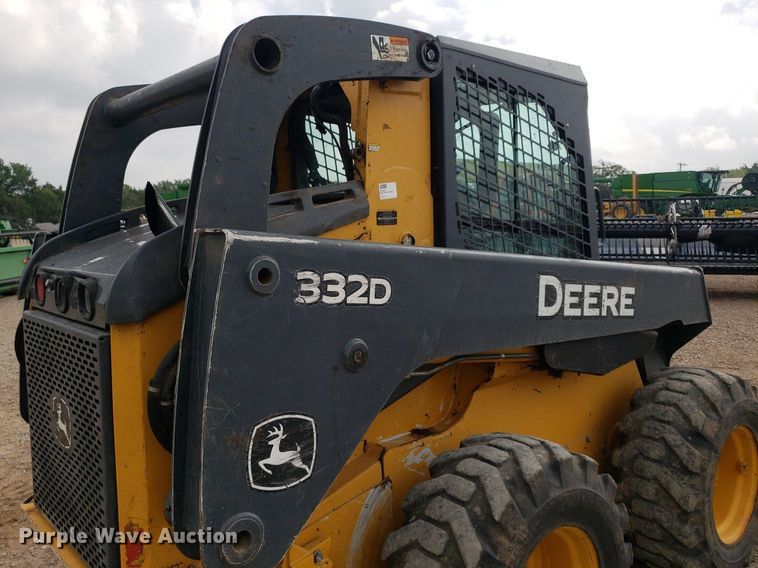 image for item DP7876 2012 John Deere 332D  skid steer loader