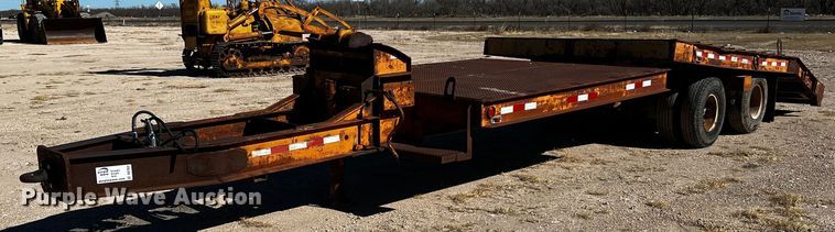 image for item DQ1952 1961 Fontaine  tilt deck equipment trailer