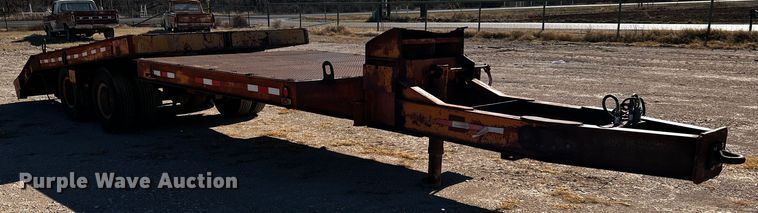 image for item DQ1952 1961 Fontaine  tilt deck equipment trailer