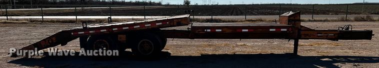 image for item DQ1952 1961 Fontaine  tilt deck equipment trailer