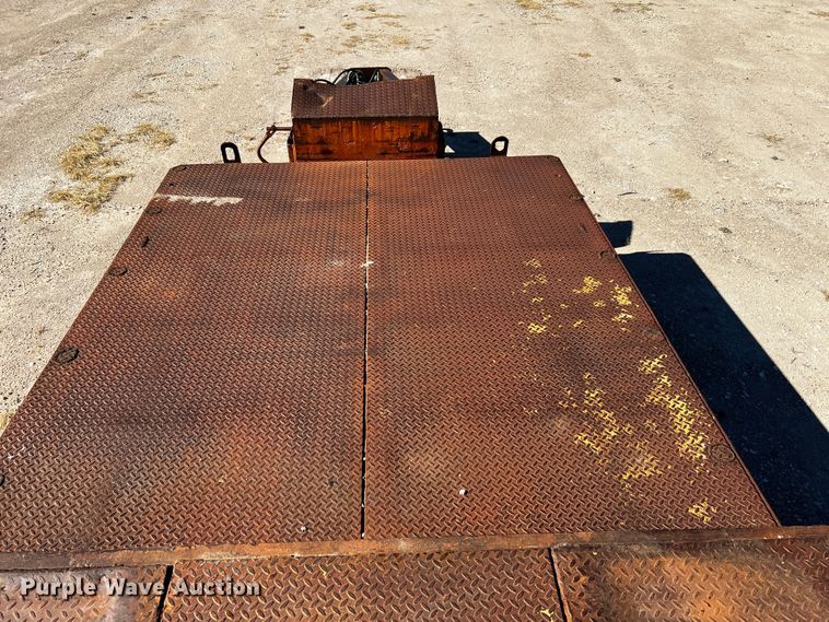 image for item DQ1952 1961 Fontaine  tilt deck equipment trailer