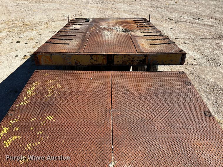 image for item DQ1952 1961 Fontaine  tilt deck equipment trailer