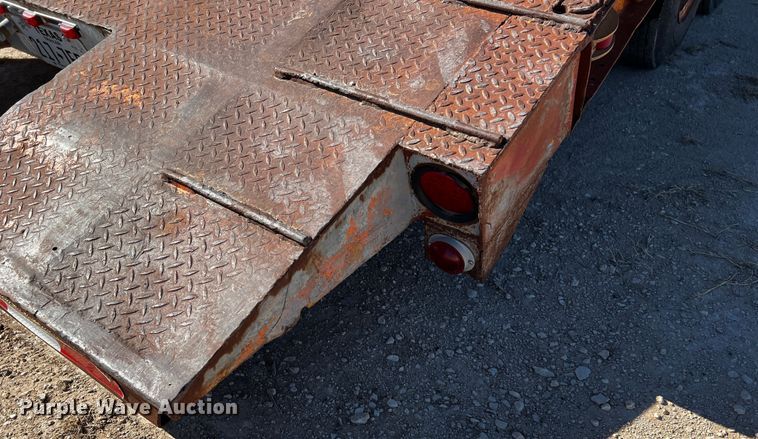 image for item DQ1952 1961 Fontaine  tilt deck equipment trailer