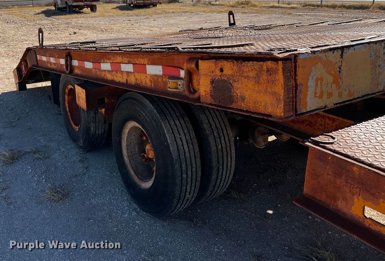 image for item DQ1952 1961 Fontaine  tilt deck equipment trailer