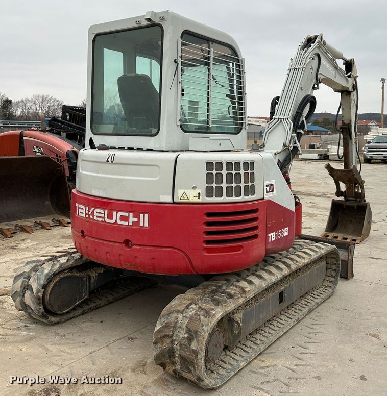image for item DR5035 2007 Takeuchi TB153FR  mini excavator