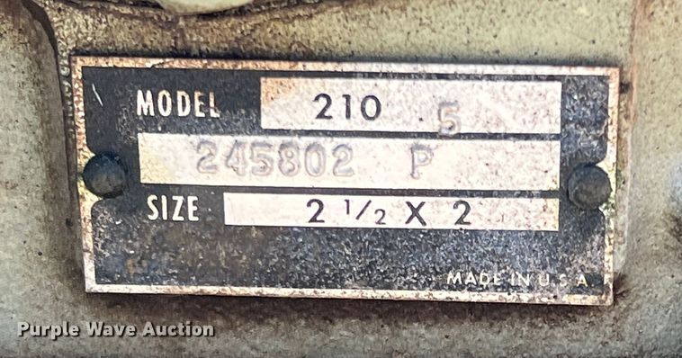 image for item DR5648 Johnson 210  air compressor