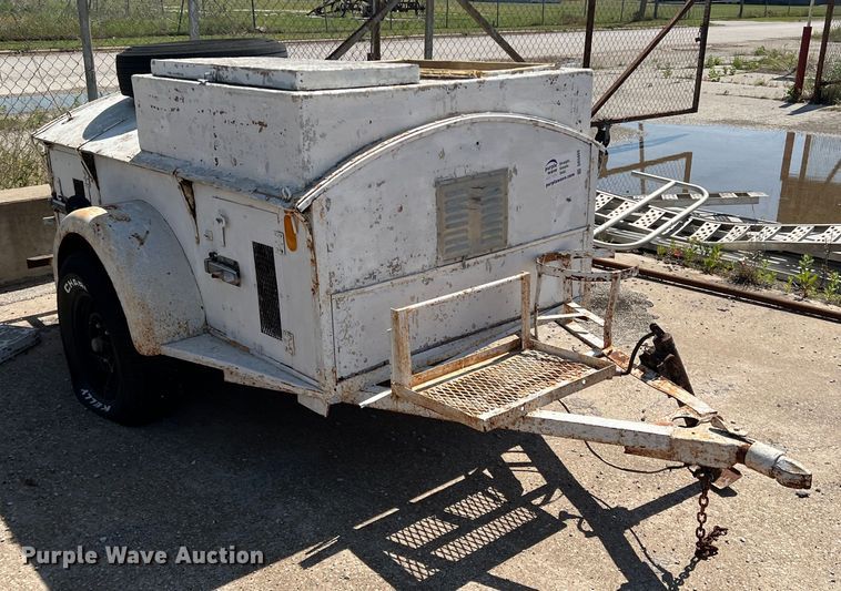 image for item DR5650 Shop built  kennel trailer