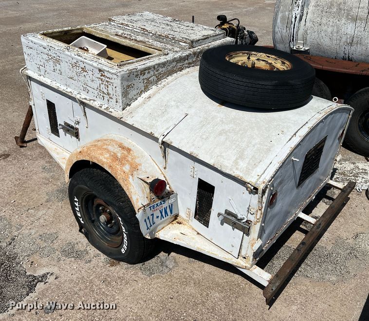 image for item DR5650 Shop built  kennel trailer