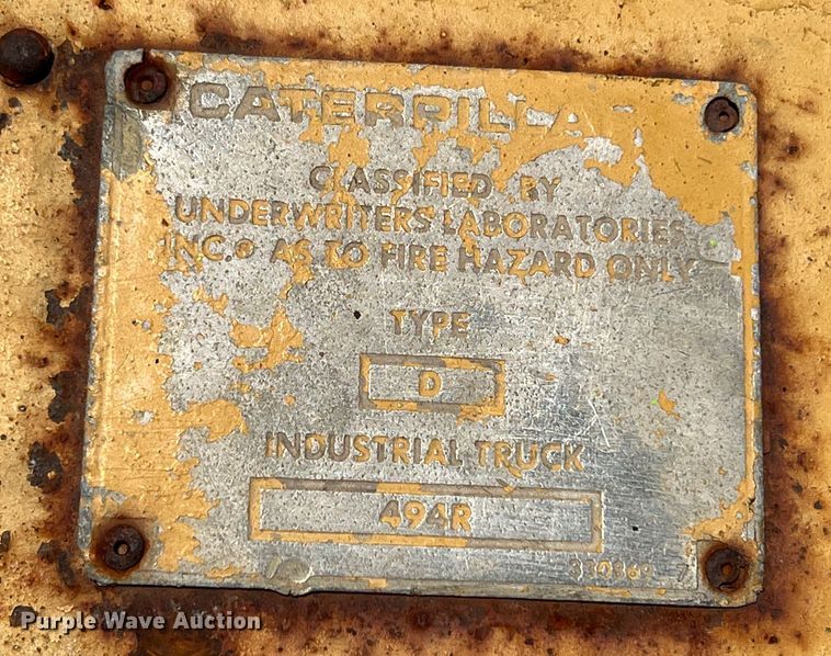 image for item DR5661 Caterpillar 494R  forklift