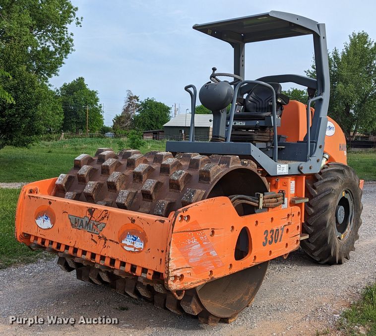 image for item DR6960 2012 Hamm 3307P  single drum vibratory roller