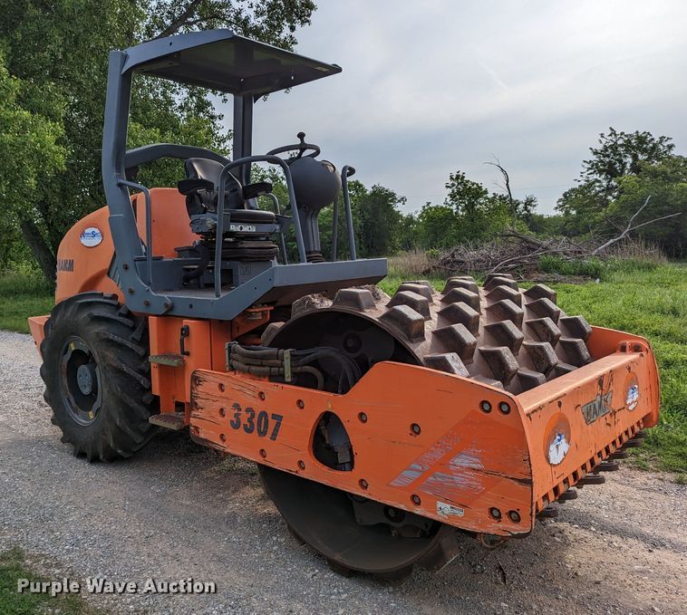 image for item DR6960 2012 Hamm 3307P  single drum vibratory roller