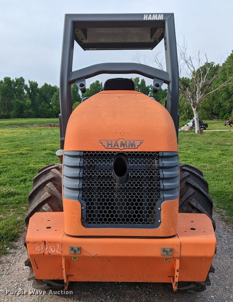 image for item DR6960 2012 Hamm 3307P  single drum vibratory roller