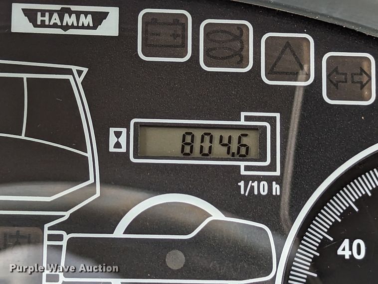 image for item DR6960 2012 Hamm 3307P  single drum vibratory roller