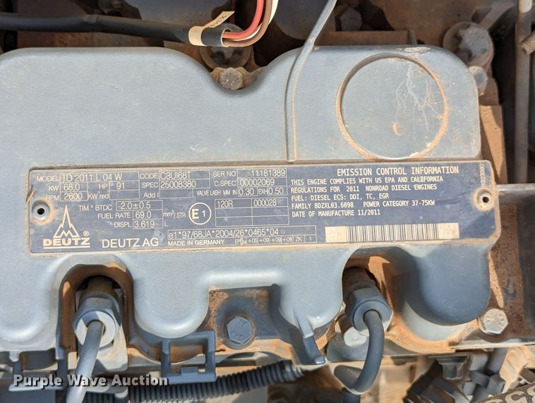 image for item DR6960 2012 Hamm 3307P  single drum vibratory roller