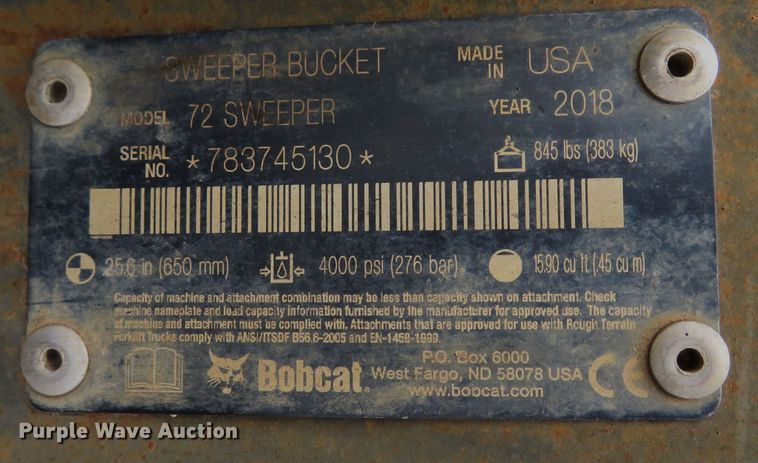 image for item FB9844 (5) skid steer attachments