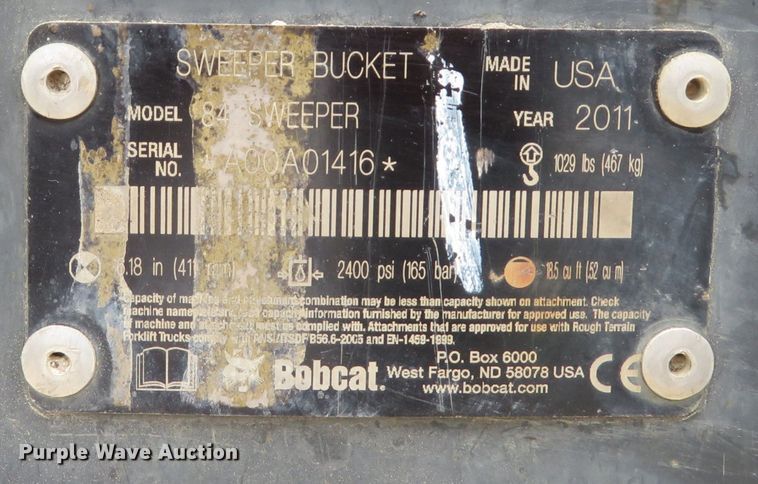 image for item FB9844 (5) skid steer attachments