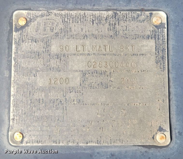 image for item FC9210 90" W skid steer bucket