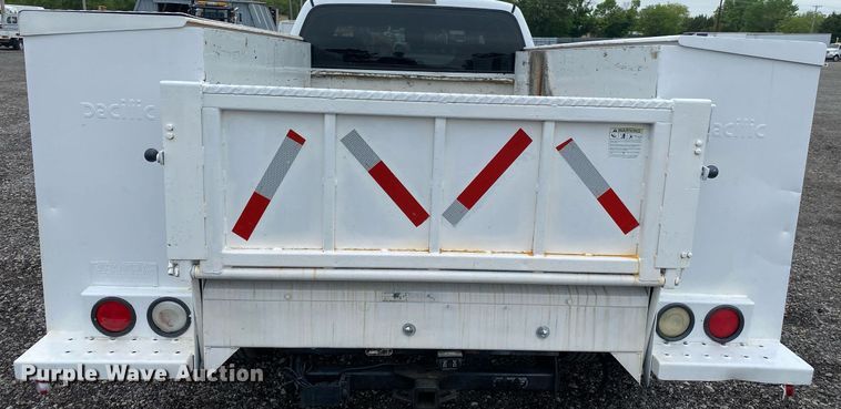 image for item KB9444 2001 Dodge Ram 3500  Quad Cab utility bed pickup truck