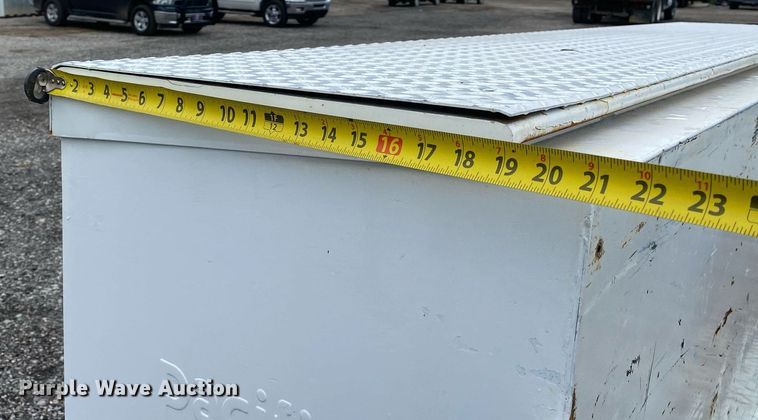 image for item KB9444 2001 Dodge Ram 3500  Quad Cab utility bed pickup truck