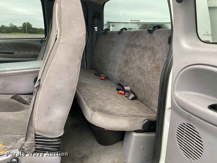 image for item KB9444 2001 Dodge Ram 3500  Quad Cab utility bed pickup truck