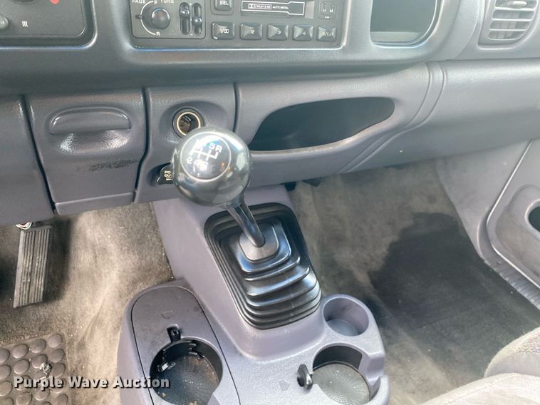 image for item KB9444 2001 Dodge Ram 3500  Quad Cab utility bed pickup truck