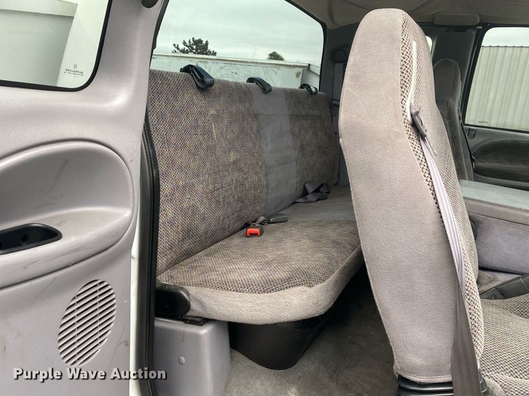 image for item KB9444 2001 Dodge Ram 3500  Quad Cab utility bed pickup truck