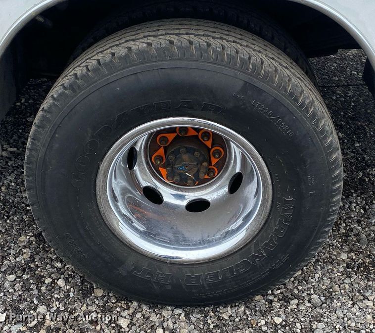 image for item KB9444 2001 Dodge Ram 3500  Quad Cab utility bed pickup truck